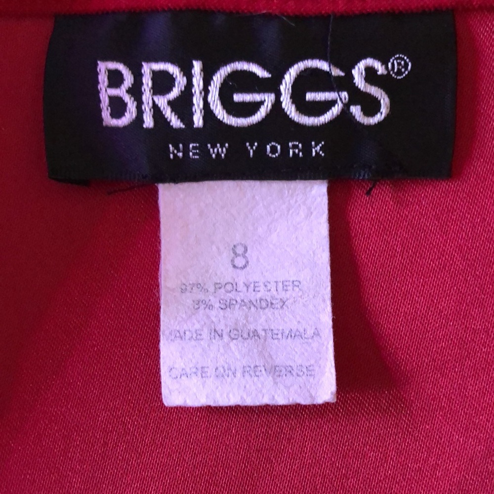 Vintage Briggs New York Red Blazer Jacket - Picture 9 of 9
